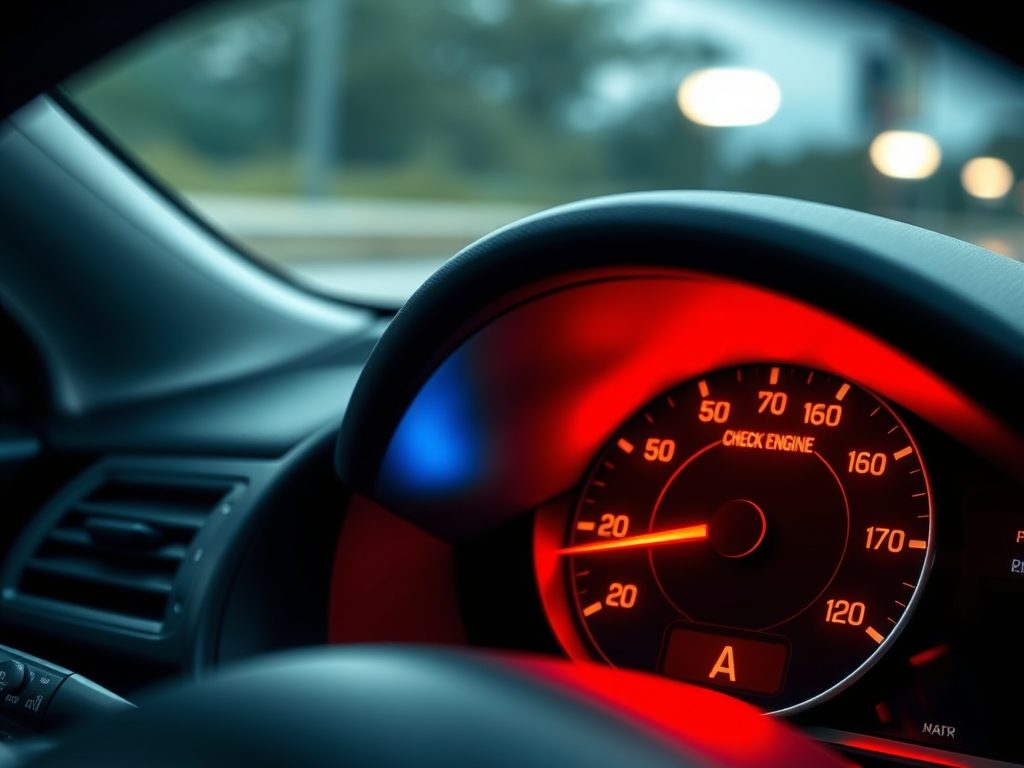 Auto szarpie i świeci check engine – najczęstsze przyczyny i kiedy zrobić diagnostykę OBD-II